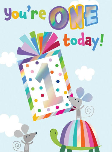 Picture of YOURE ONE TODAY BOY